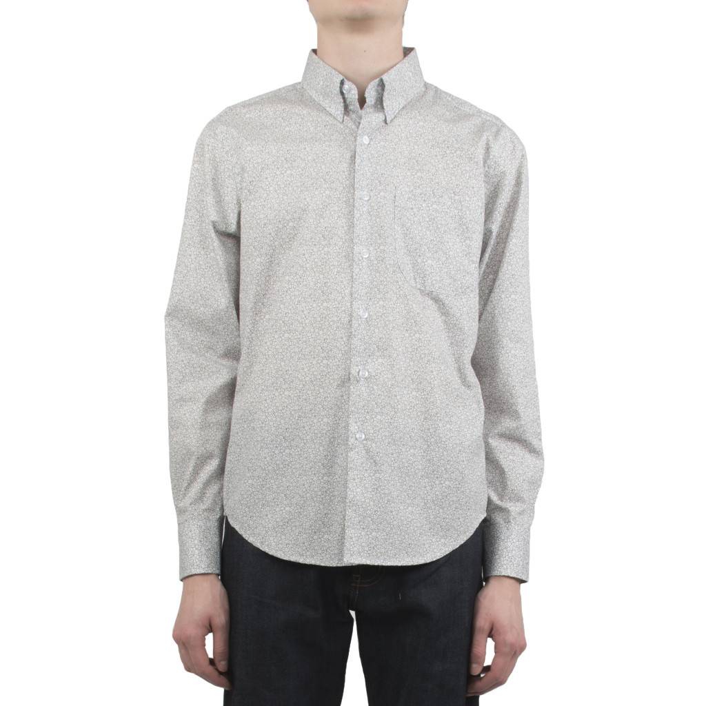 Mens Flowers Drawing Shirt