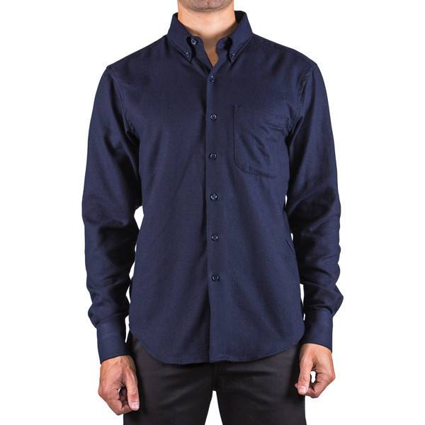 Mens Herringbone Soft Flannel Regular Shirt