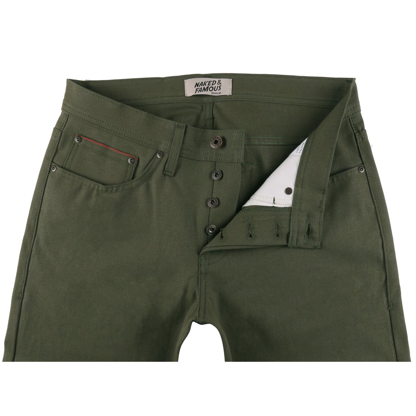 Weird Guy Army Green Duck Selvedge