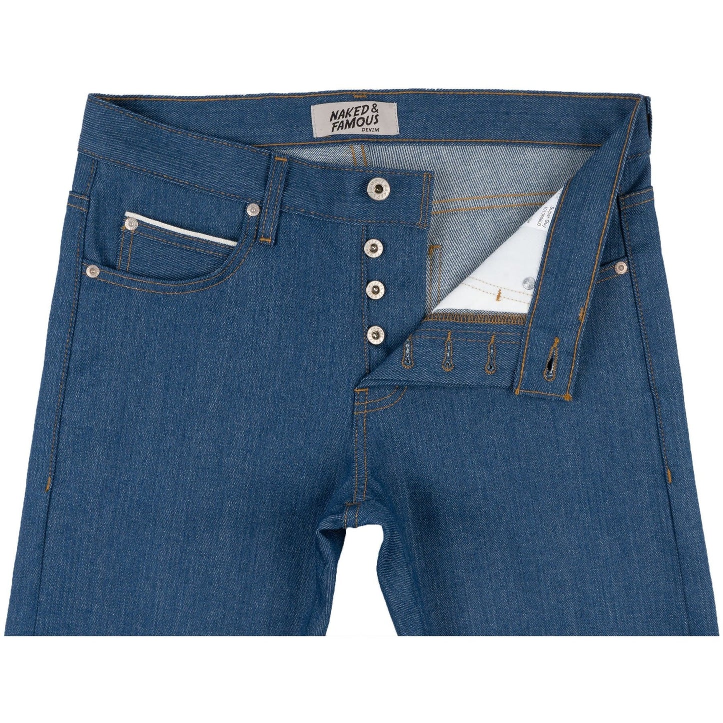 Super Guy Island Blue Stretch Selvedge