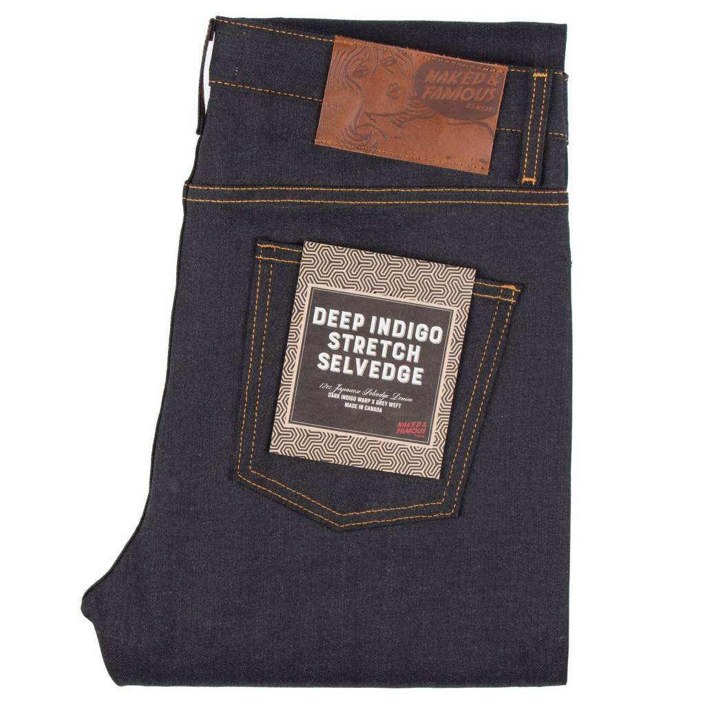 Stacked Guy Deep Indigo Stretch