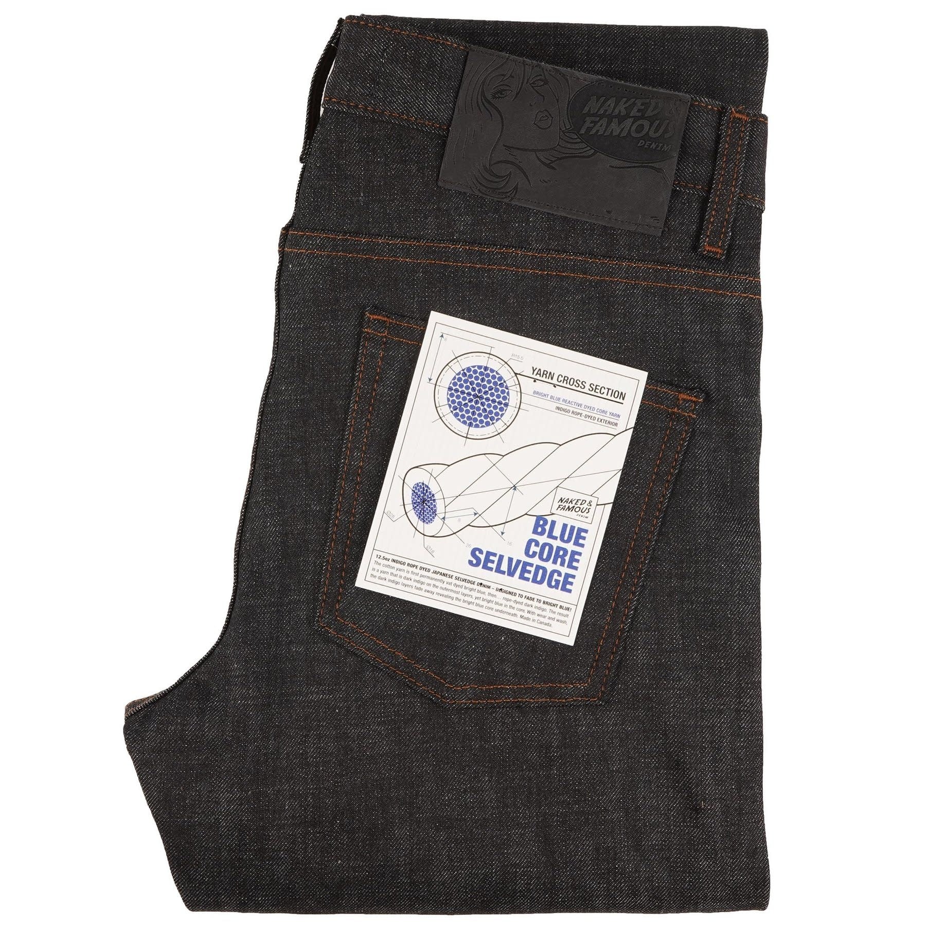 Green store core selvedge