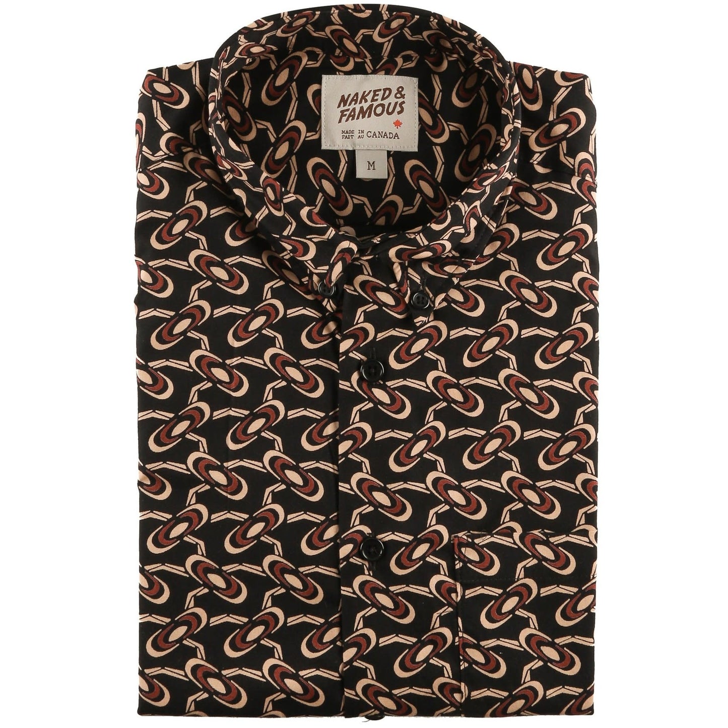 Short Sleeve Easy Shirt Retro Wave