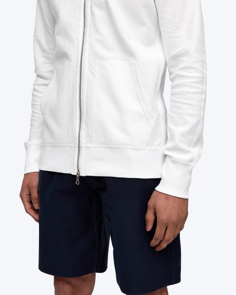 Rowing Reverse Twill Zip Hoodie