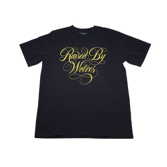 Spencerian Tee Black