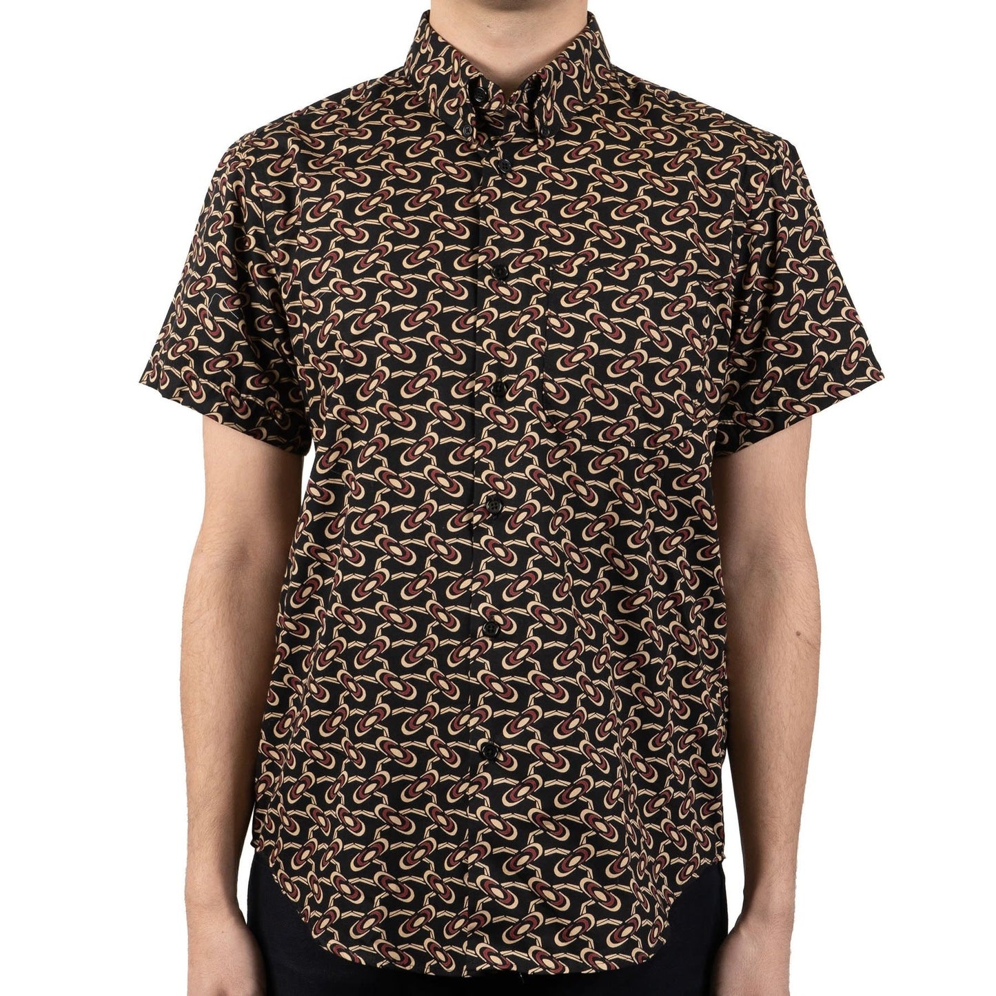Short Sleeve Easy Shirt Retro Wave