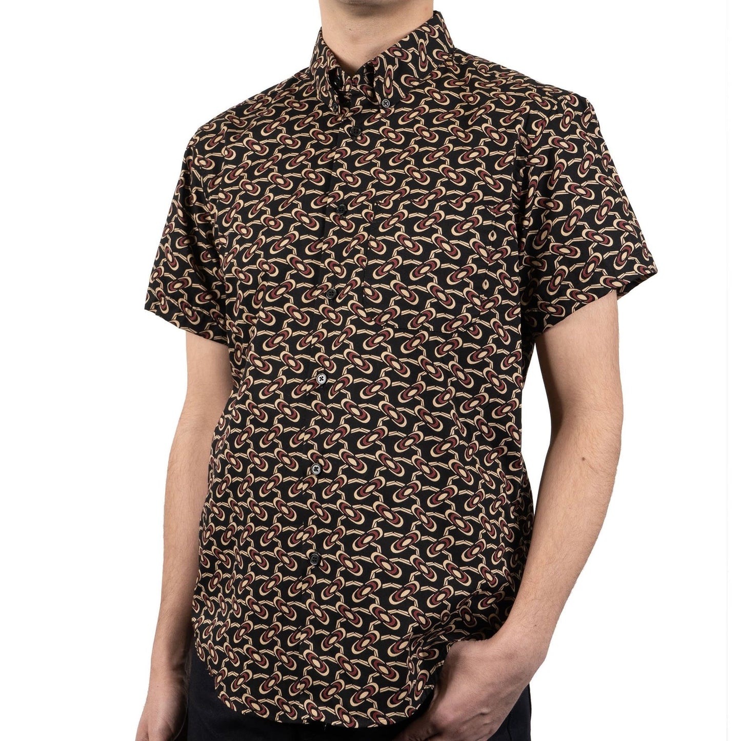 Short Sleeve Easy Shirt Retro Wave