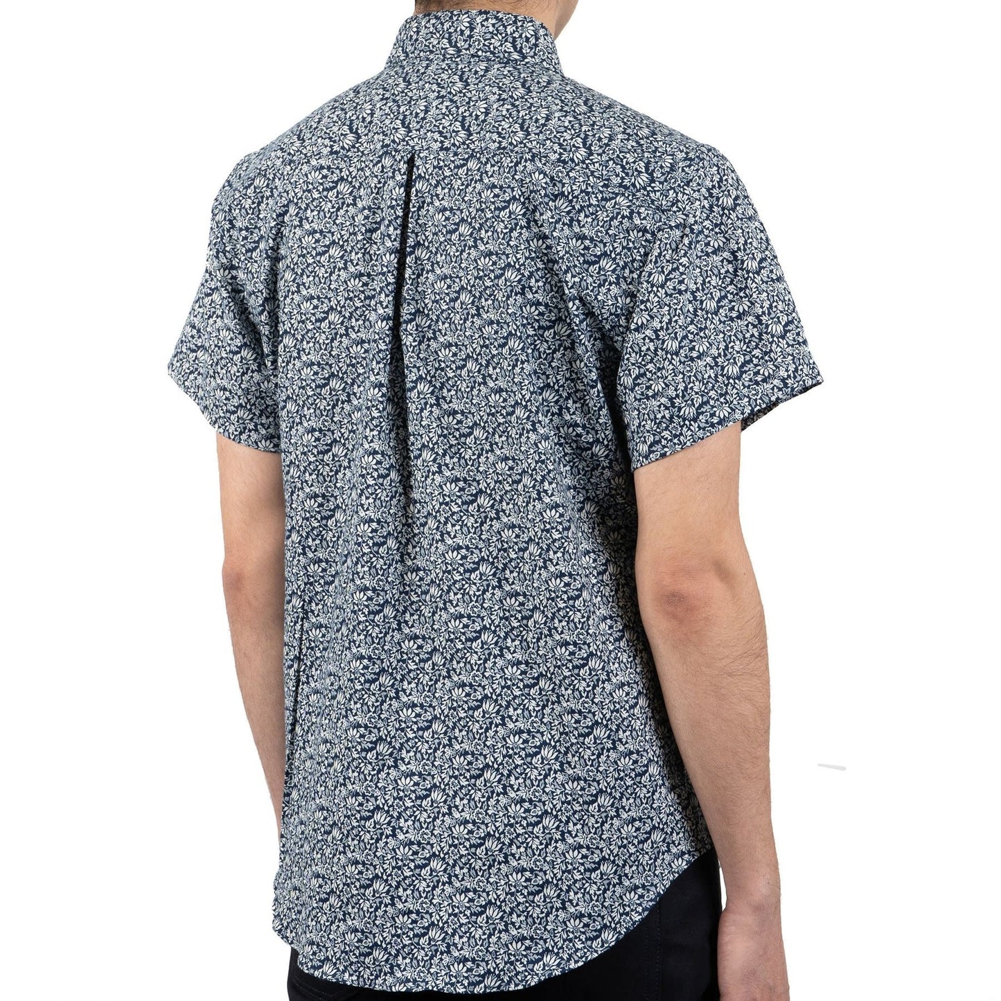 S/S Easy Shirt Indigo Floral