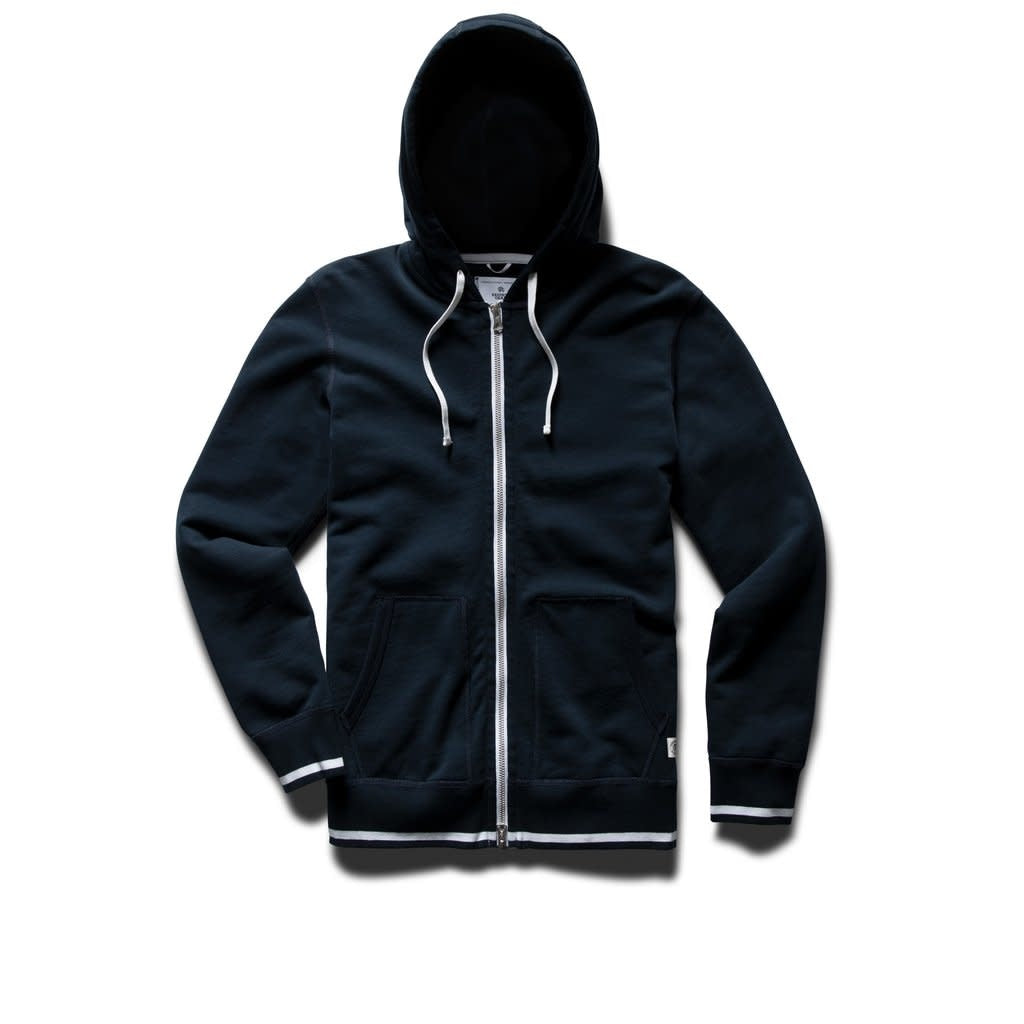 Rowing Lightweight Zip Hoodie - Navy