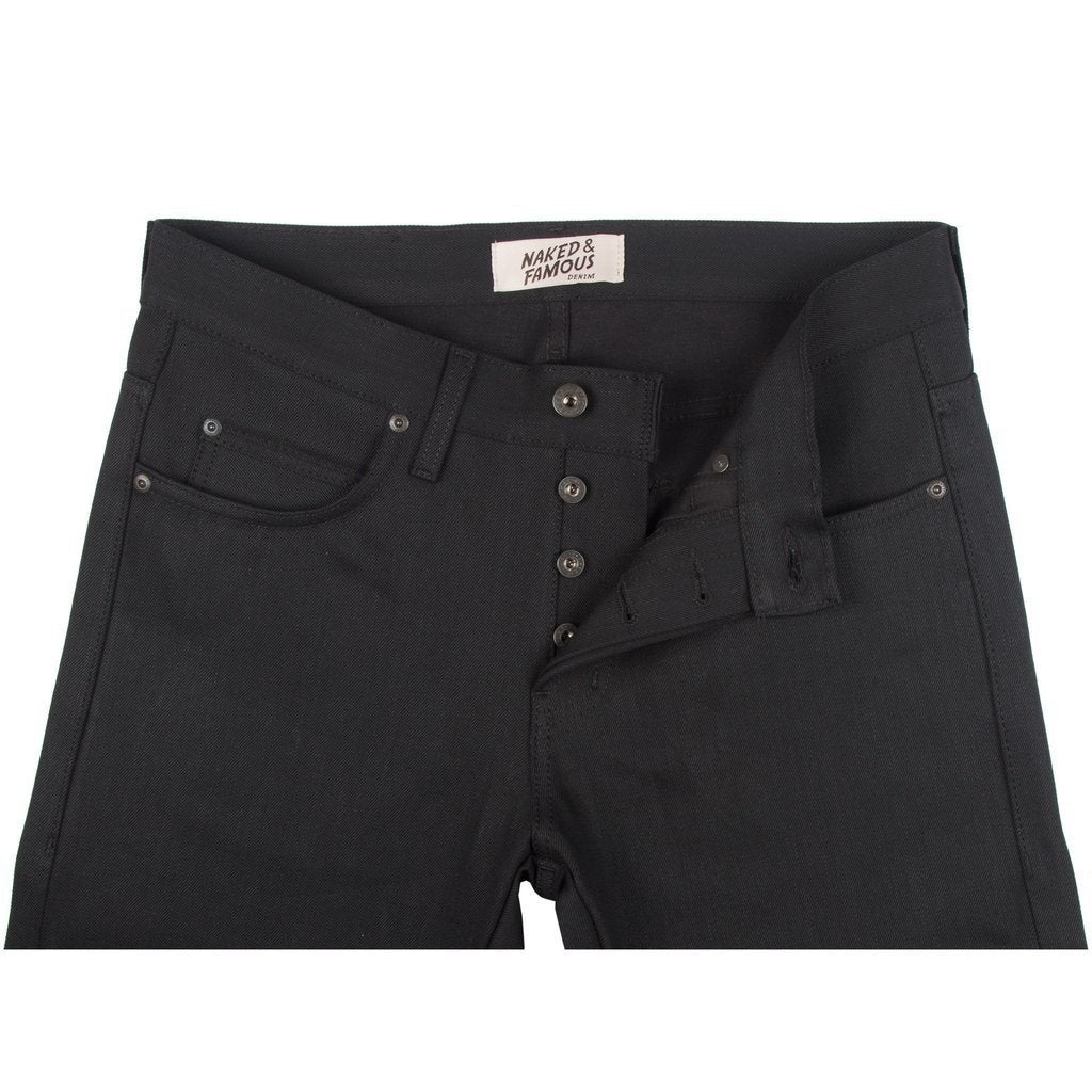 Super Guy Solid Black Selvedge