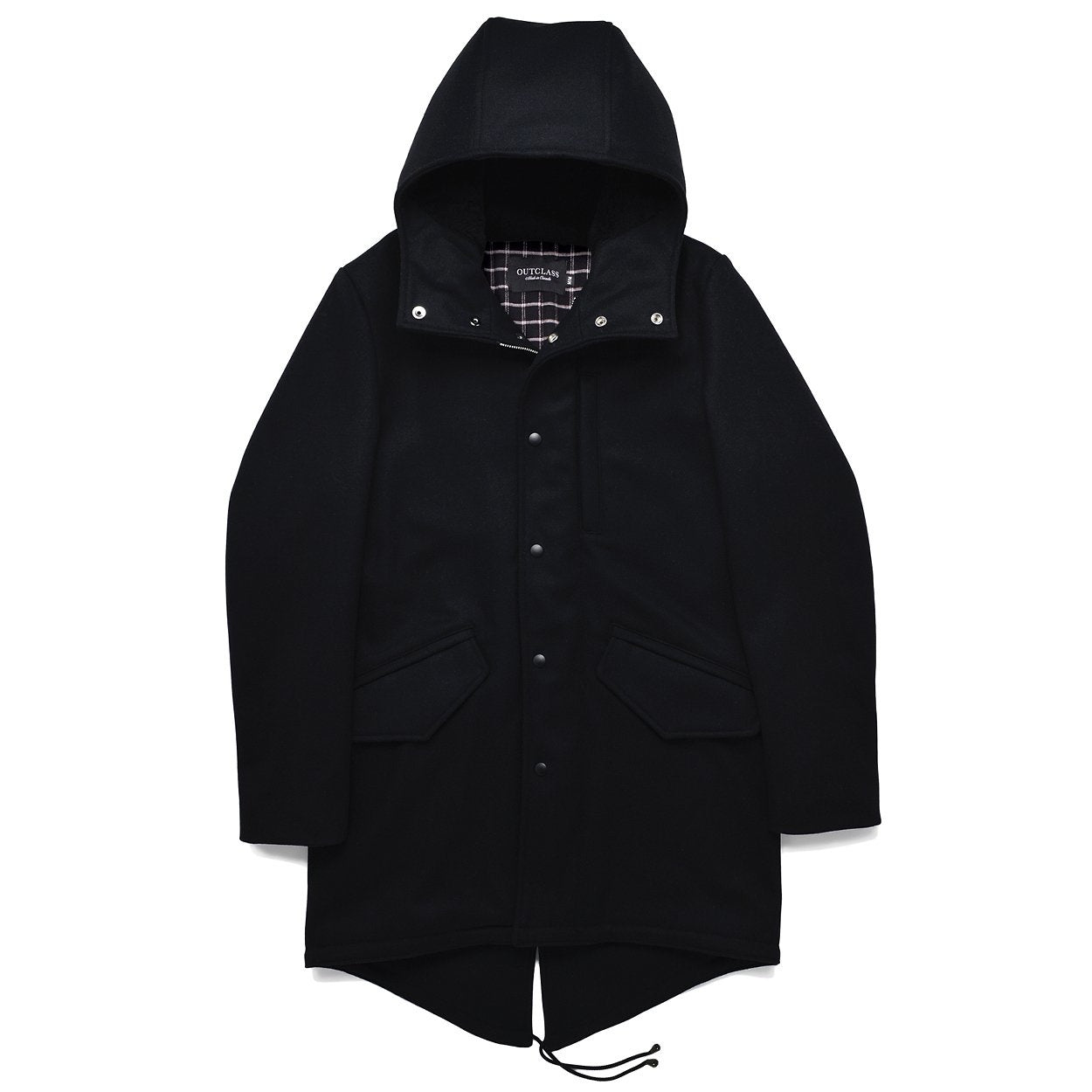 Black Fishtail Parka