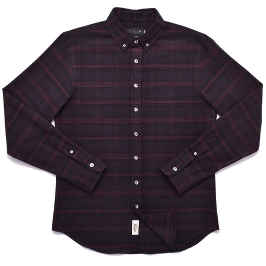 Maroon Plaid Blanket Flannel