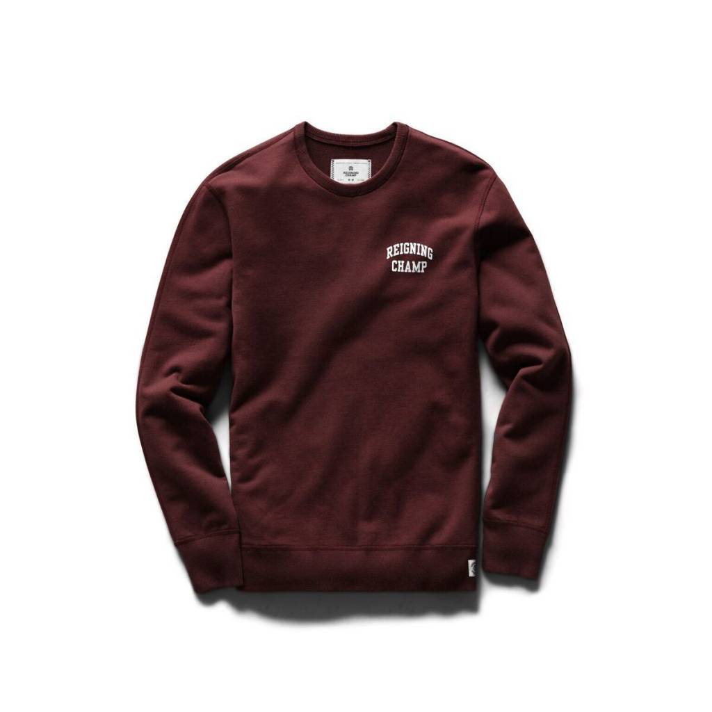 Crimson/White Ivy League Crewneck