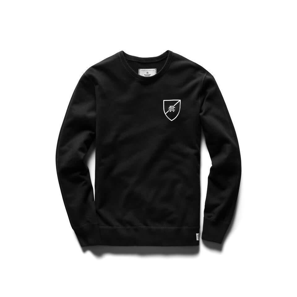 Lightweight Terry Shield Logo Crewneck