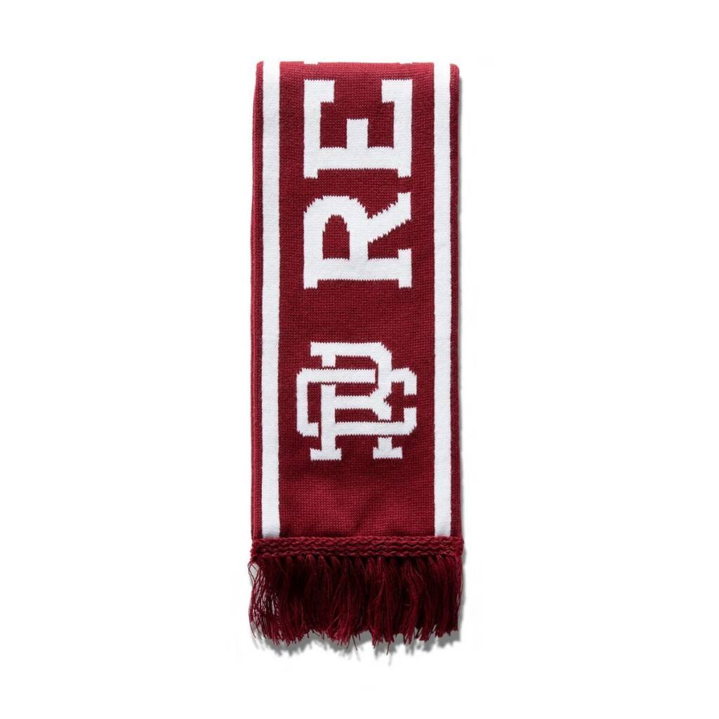 Knit Crimson Varsity Scarf