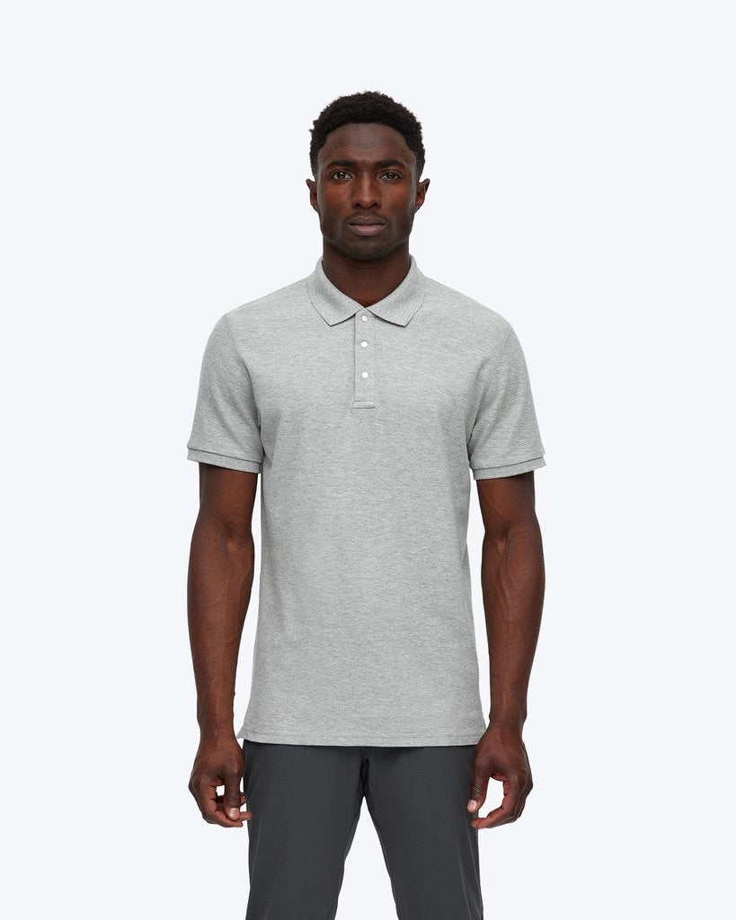 Pique Polo Athletic H.Grey