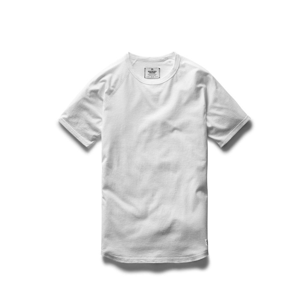 Knit Cotton Jersey Raglan Tee