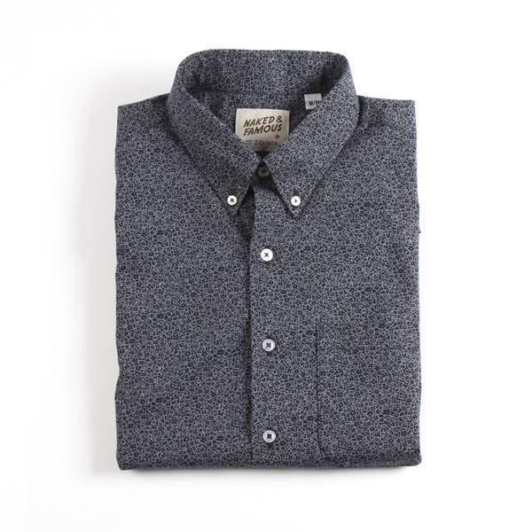 Mens Flowers Drawing Shirt