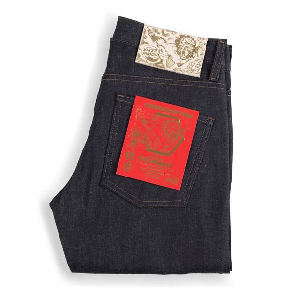 Super Skinny Red Fire Monkey Denim