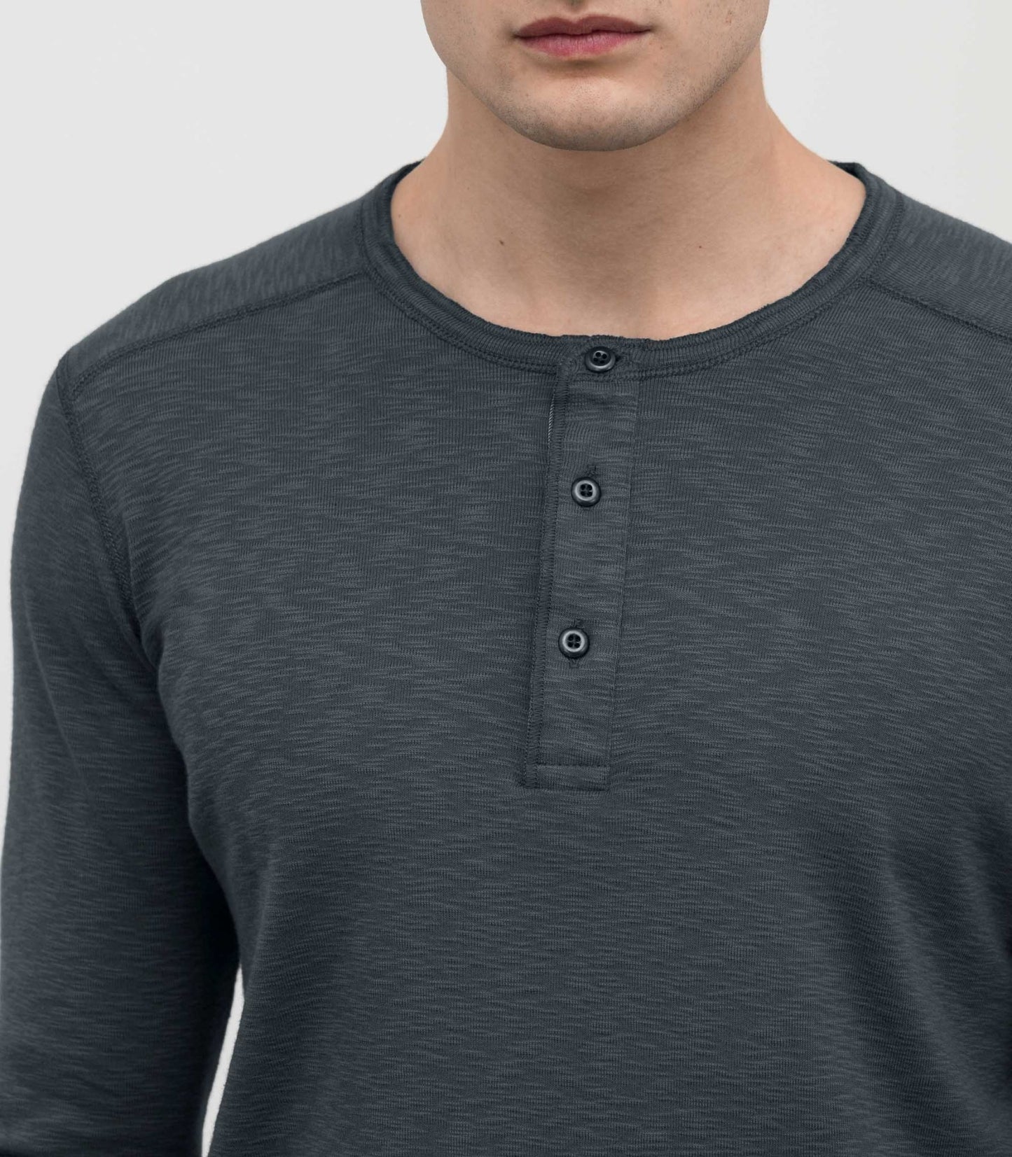 Knit Shadow L/S Henley