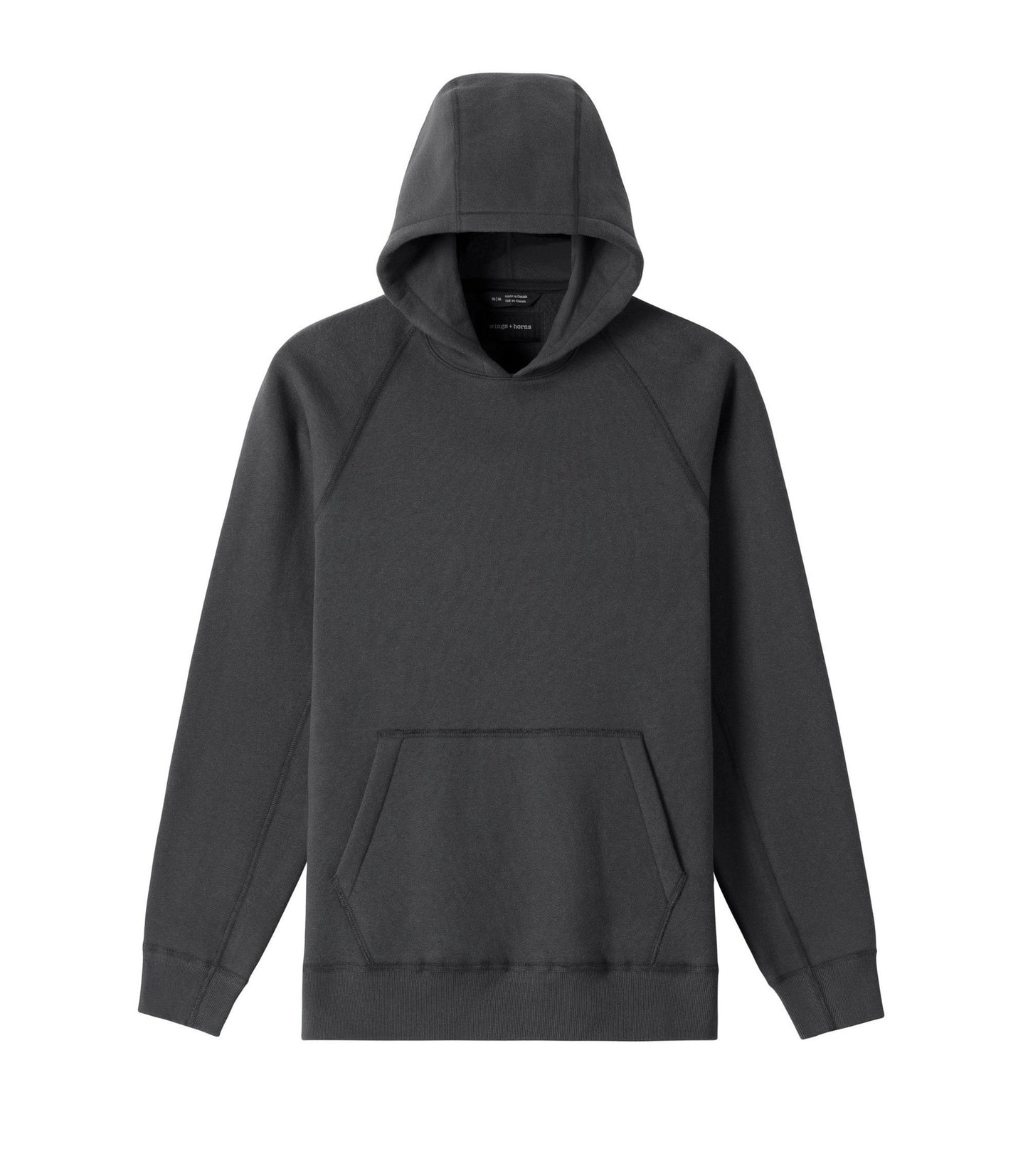 Relaxed Fleece Hooded Pullover
