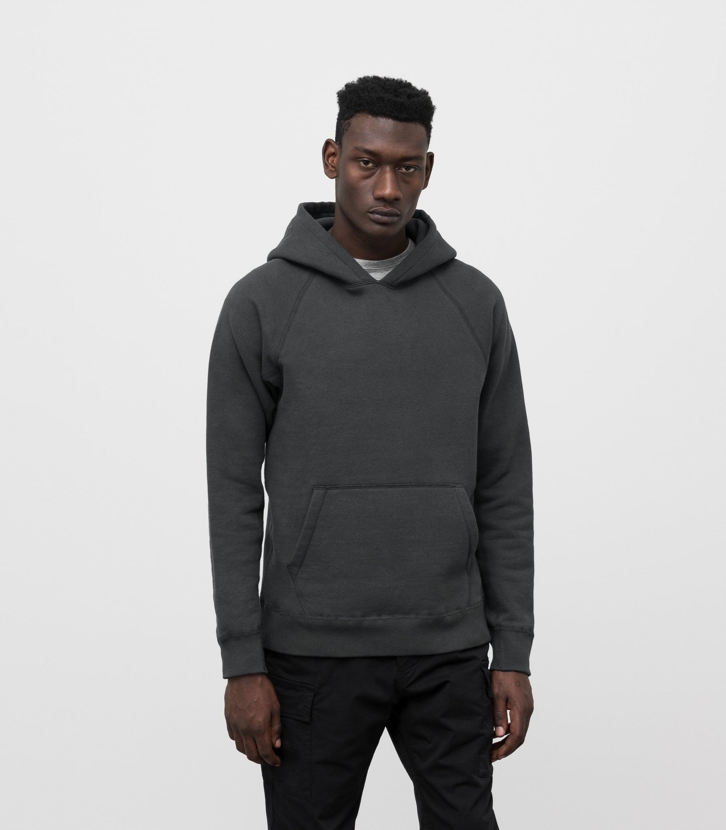 Relaxed Fleece Hooded Pullover