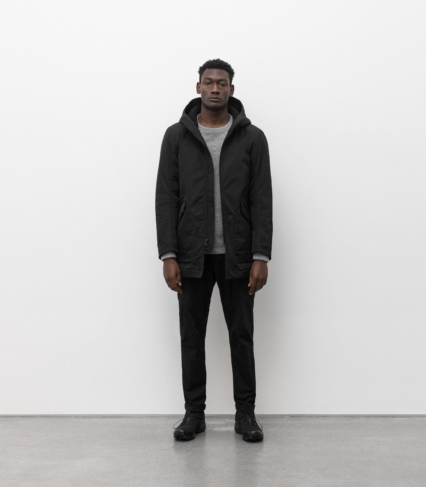 Twill Shearling Jacket