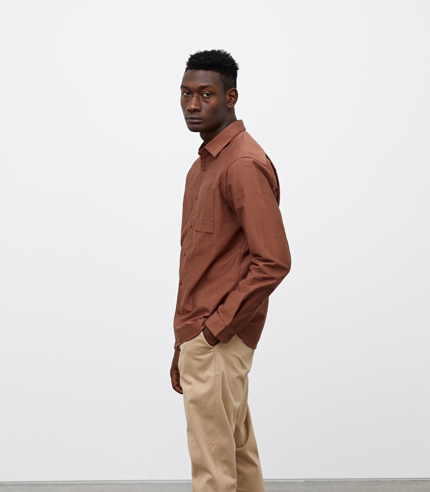 Oxford Officer Shirt Sequoia