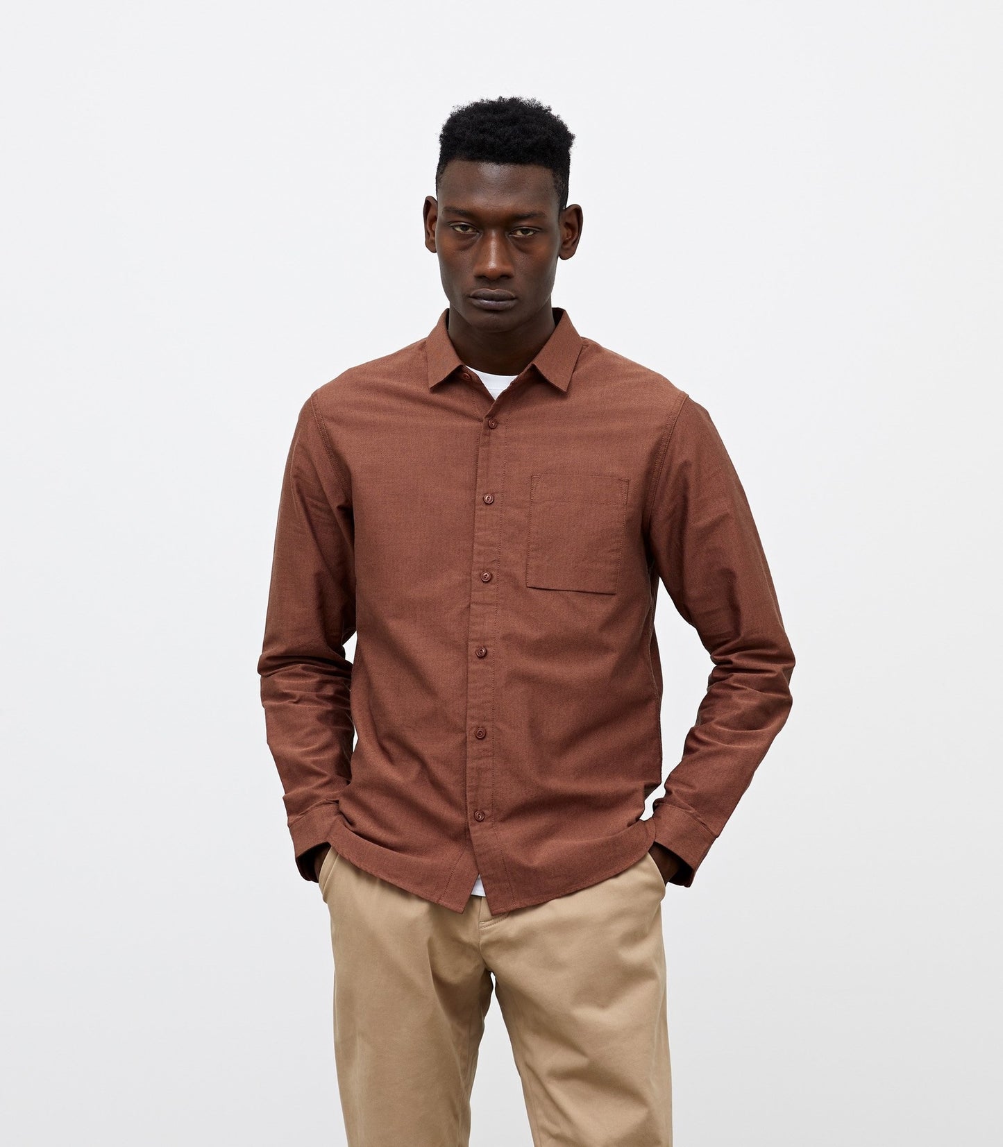Oxford Officer Shirt Sequoia