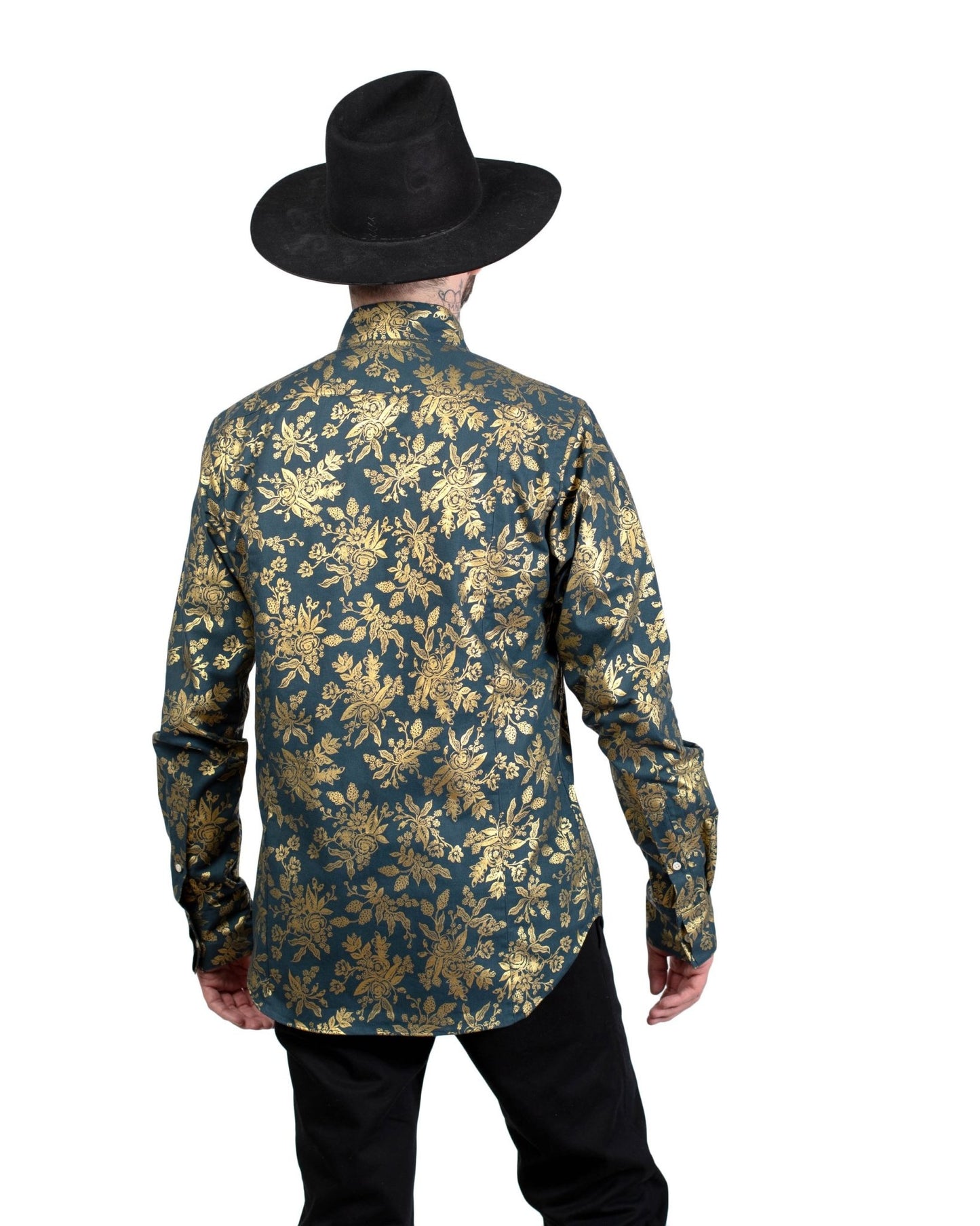 Dylan Shirt - Gold Floral
