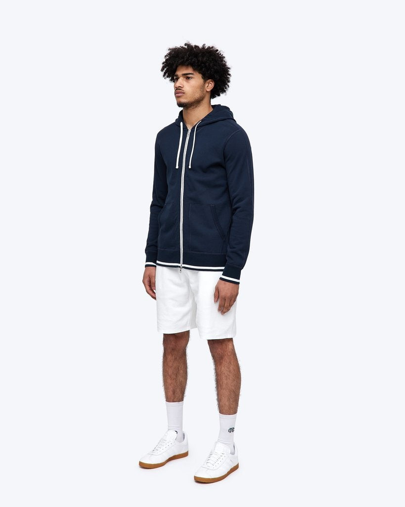 Rowing Lightweight Zip Hoodie - Navy