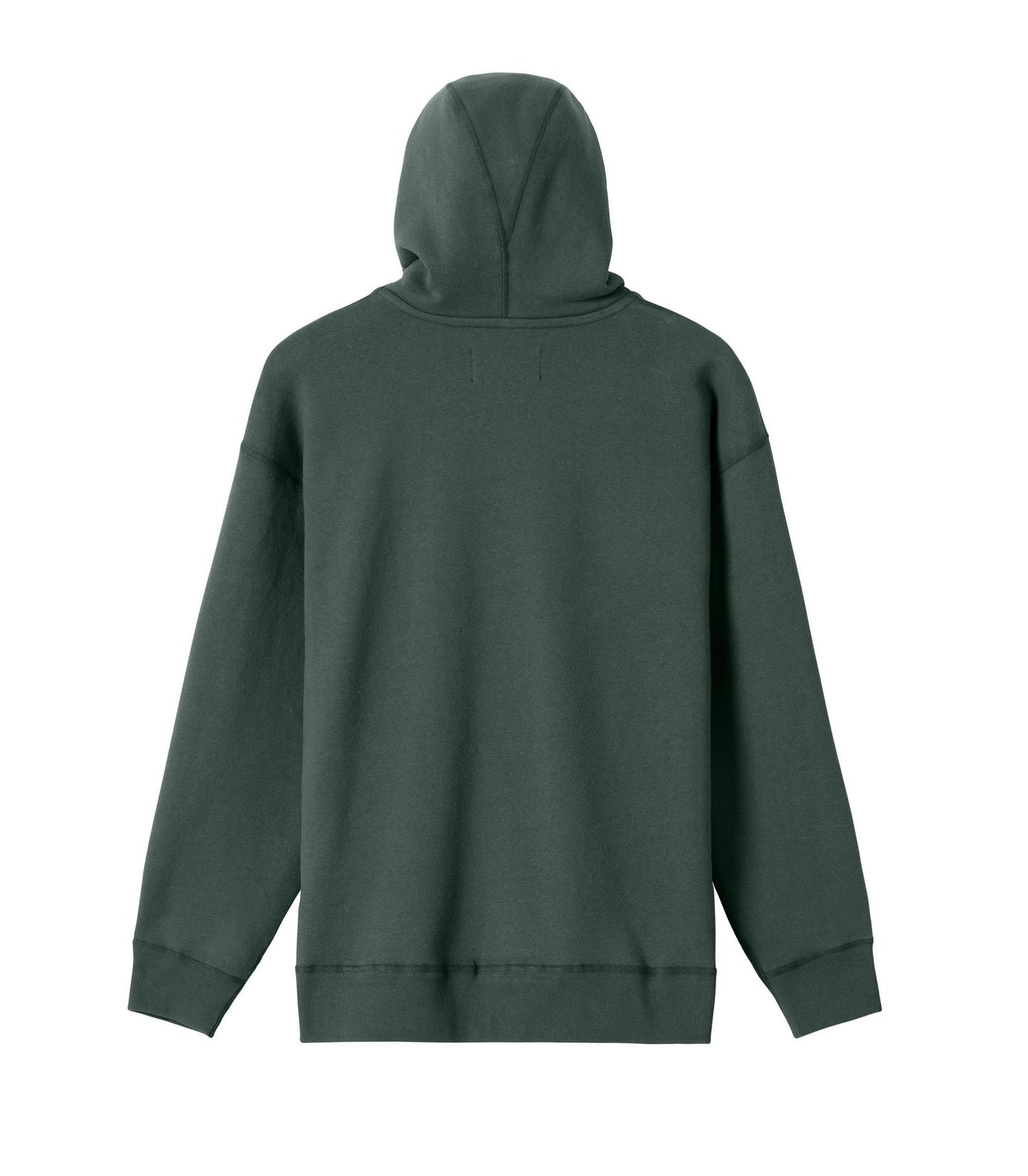 Relaxed Fleece Hooded Pullover